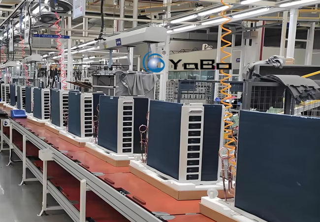 Air conditioning assembly line